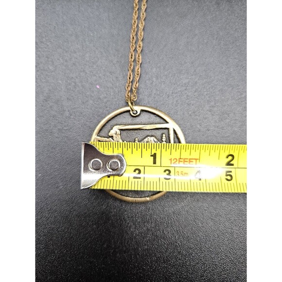 Vintage National Square Dance Convention Necklace Pendant Washington State 1987 - Picture 8 of 8